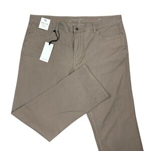 Rodd and Gunn Motion 2 Straight Jeans Mens 42X34 Tan New with Tags NWT